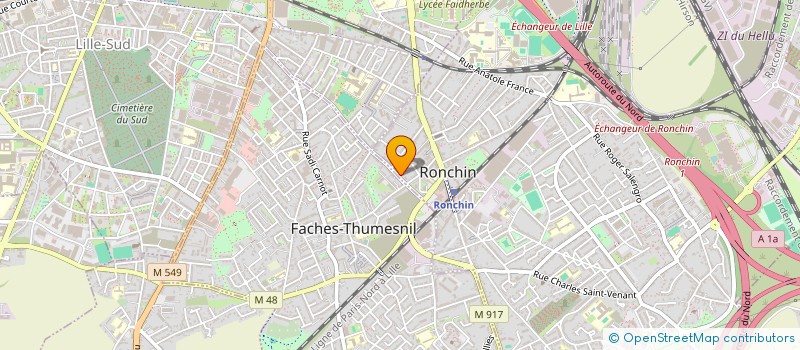 localisation de l'entreprise 880 453 220   RONCHIN