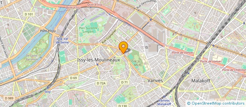localisation de l'entreprise 880 455 183 à ISSY-LES-MOULINEAUX