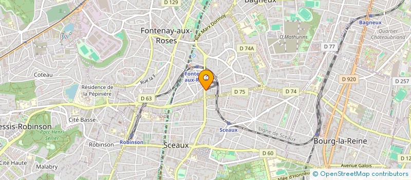 localisation de l'entreprise 880 455 209  à FONTENAY-AUX-ROSES