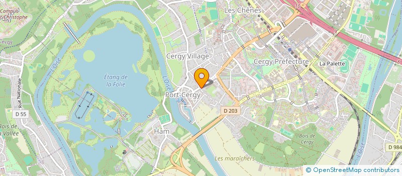 localisation de l'entreprise 880 455 423   CERGY