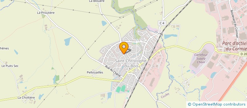 localisation de l'entreprise 880 488 523   SAINT-CHRISTOPHE-DU-BOIS