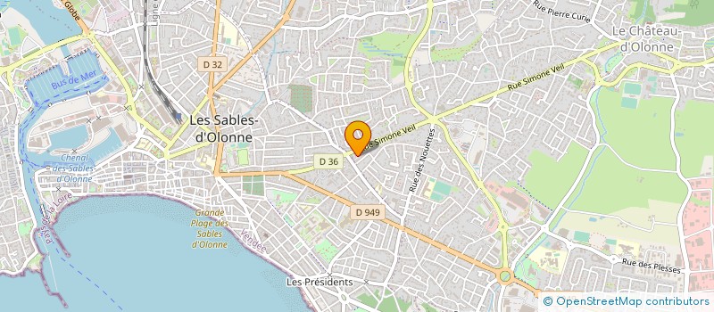 localisation de l'entreprise 880 504 709 à LES SABLES-D'OLONNE