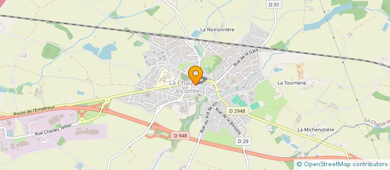 localisation de l'entreprise 880 516 745   LA CHAIZE-LE-VICOMTE