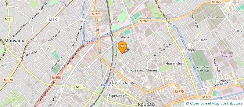 localisation de l'entreprise 880 547 534   ROUBAIX