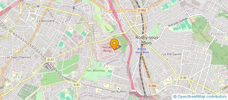 localisation de l'entreprise 880 550 900  à ROSNY-SOUS-BOIS