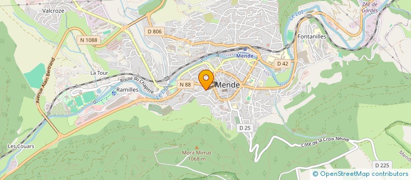 localisation de l'entreprise 880 557 079   MENDE