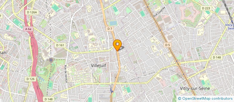 localisation de l'entreprise 880 575 345   VILLEJUIF