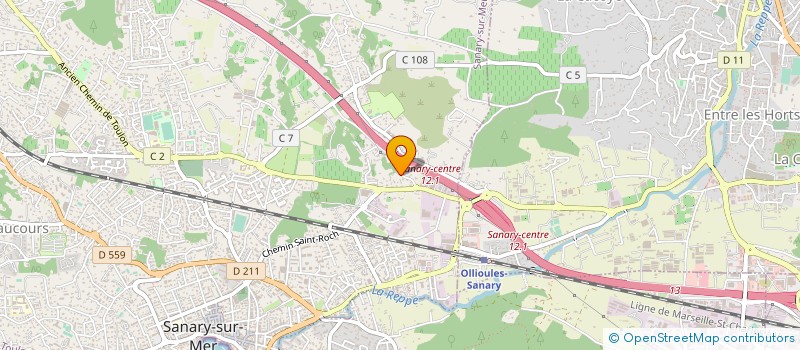 localisation de l'entreprise 880 591 698 à SANARY-SUR-MER