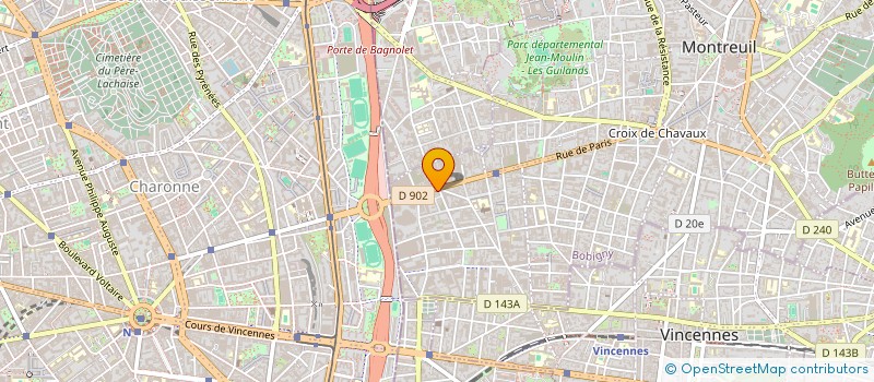 localisation de l'entreprise 880 603 261   MONTREUIL