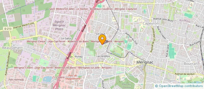 localisation de l'entreprise 880 635 354 à BORDEAUX