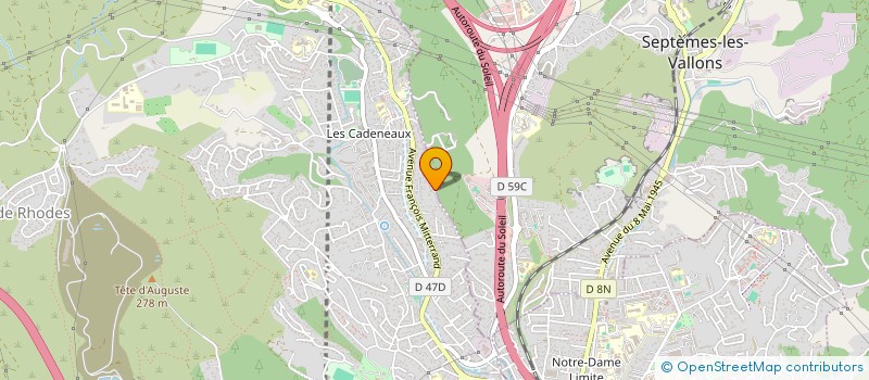 localisation de l'entreprise 880 637 236 à LES PENNES-MIRABEAU