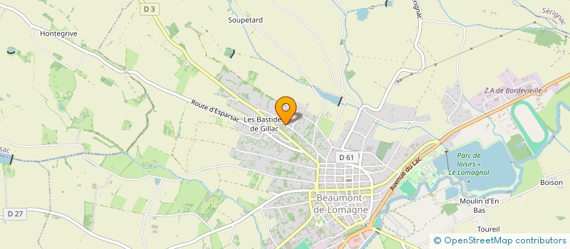 localisation de l'entreprise 880 700 851   PECHBONNIEU