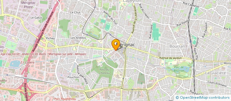 localisation de l'entreprise 880 703 459   MERIGNAC