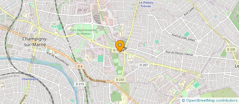 localisation de l'entreprise 880 712 534  à CHAMPIGNY-SUR-MARNE