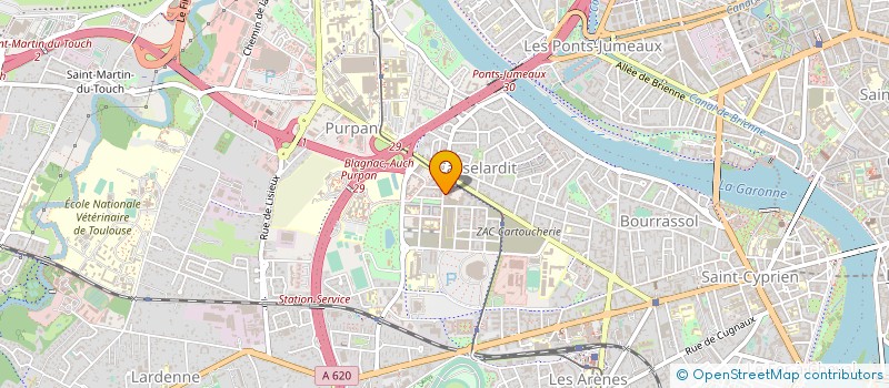 localisation de l'entreprise 880 725 742   TOULOUSE