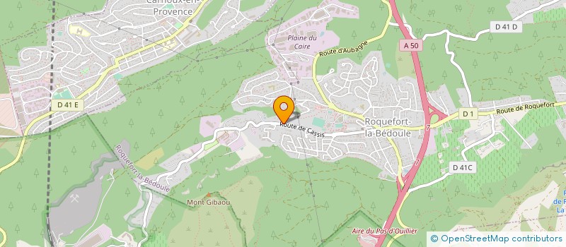 localisation de l'entreprise 880 788 138   ROQUEFORT-LA-BEDOULE