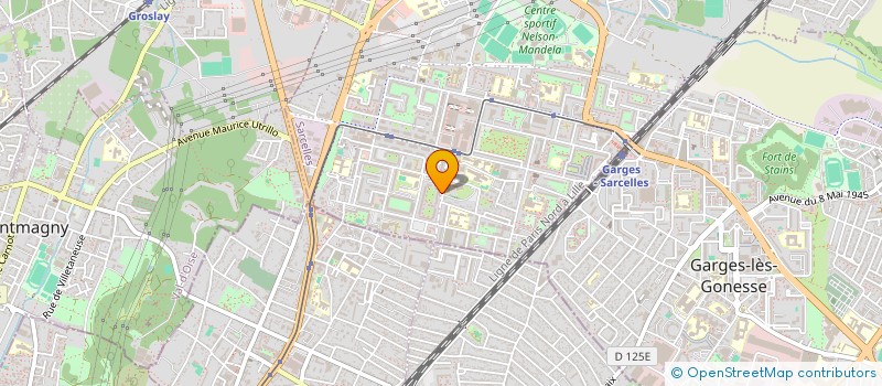 localisation de l'entreprise 880 822 614   SARCELLES