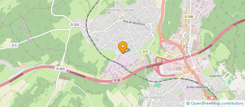 localisation de l'entreprise 880 837 356   MISEREY-SALINES