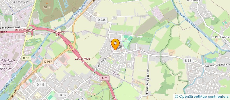 localisation de l'entreprise 880 846 936   DOUAI