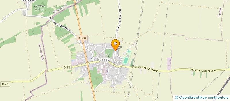 localisation de l'entreprise 880 864 723   PUSSAY