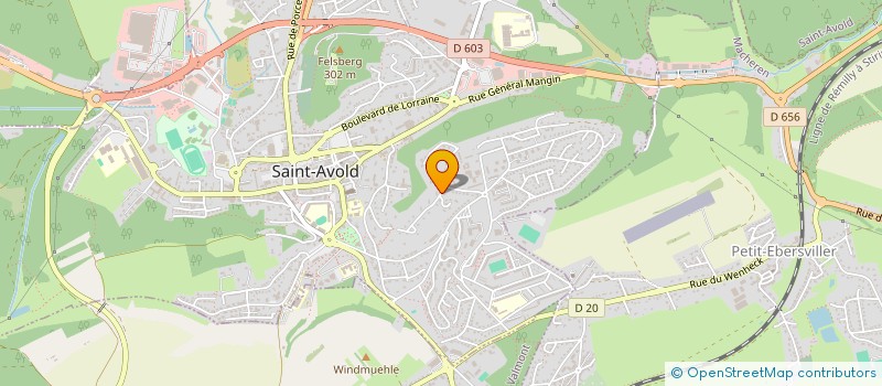 localisation de l'entreprise 880 871 108   SAINT-AVOLD