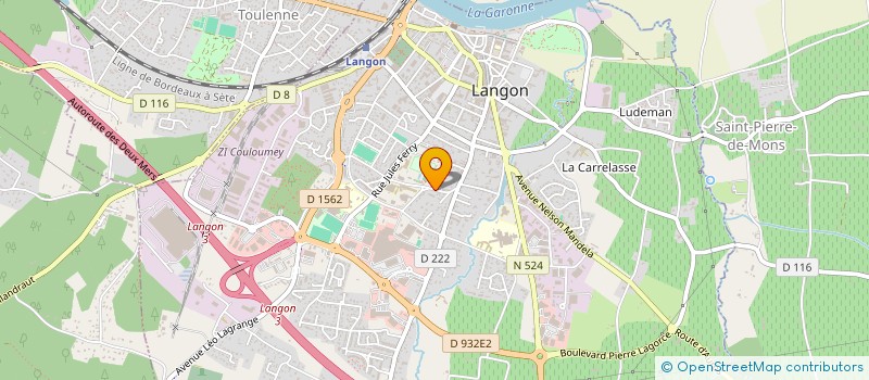 localisation de l'entreprise 880 920 558 à LANGON