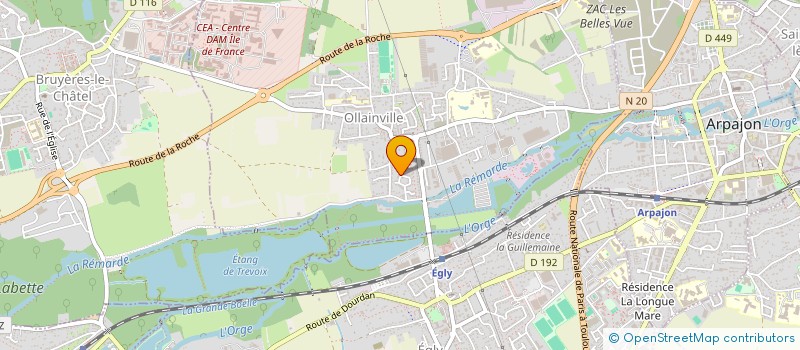 localisation de l'entreprise 880 933 940   OLLAINVILLE