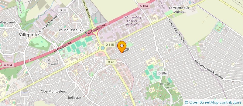 localisation de l'entreprise 880 936 497   TREMBLAY-EN-FRANCE