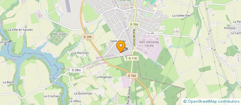 localisation de l'entreprise 880 954 466 à DINARD