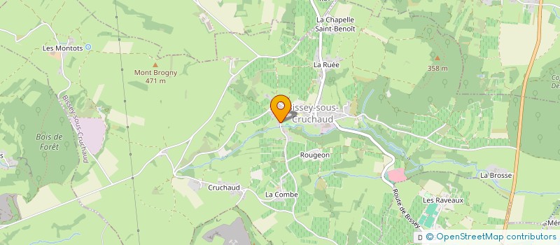 localisation de l'entreprise 880 961 248   BISSEY-SOUS-CRUCHAUD