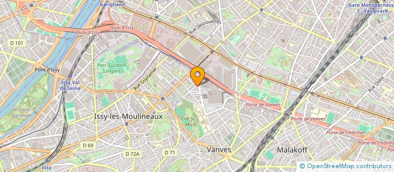 localisation de l'entreprise 880 970 173 à ISSY-LES-MOULINEAUX