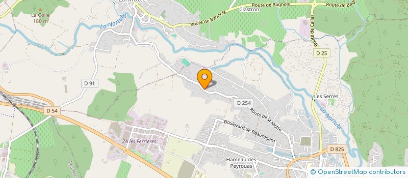 localisation de l'entreprise 880 971 973   LE MUY