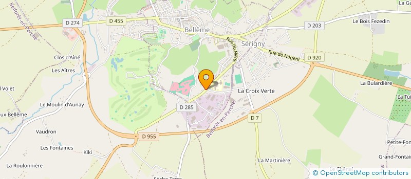 localisation de l'entreprise 880 985 726 à BELLEME