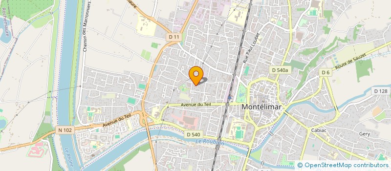 localisation de l'entreprise 880 992 243   MONTELIMAR