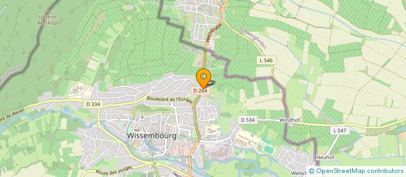 localisation de l'entreprise 881 015 317   SCHLEITHAL