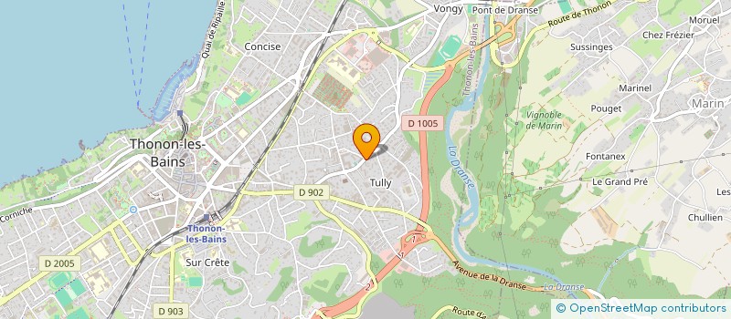 localisation de l'entreprise 881 029 490  à THONON-LES-BAINS