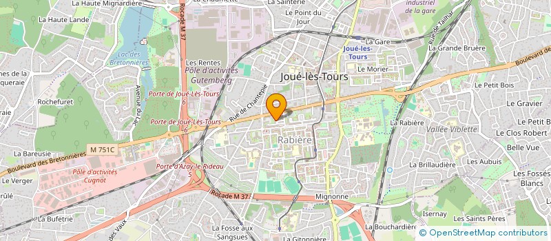 localisation de l'entreprise 881 089 221   JOUE-LES-TOURS