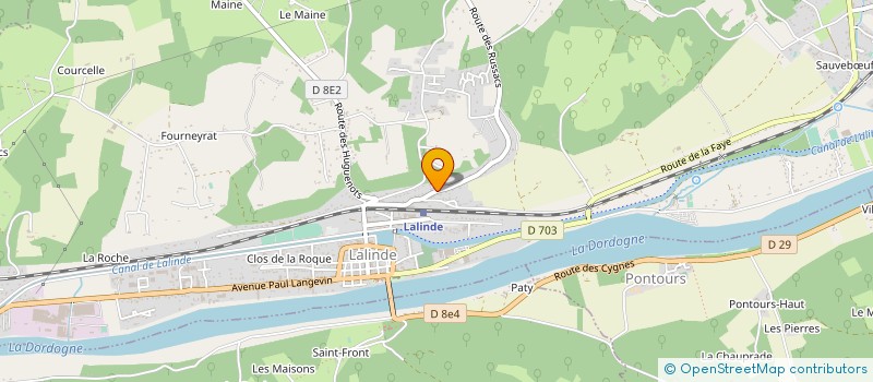 localisation de l'entreprise 881 095 228   LALINDE