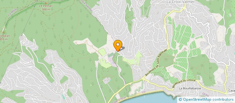 localisation de l'entreprise 881 097 166   LA CROIX-VALMER