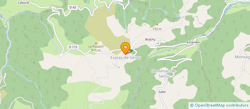 localisation de l'entreprise 881 103 170 à ESPLAS-DE-SEROU