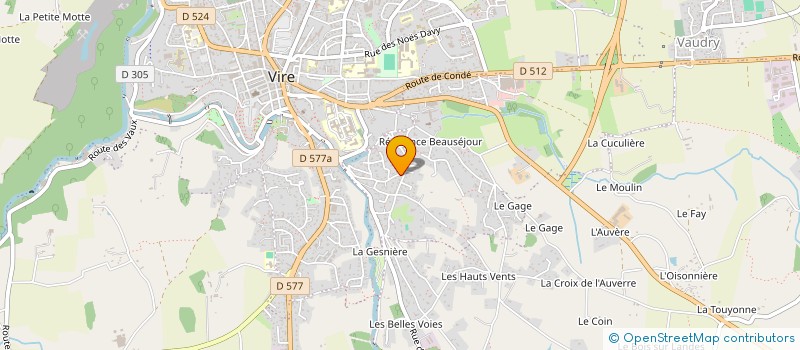 localisation de l'entreprise 881 108 252   VIRE NORMANDIE