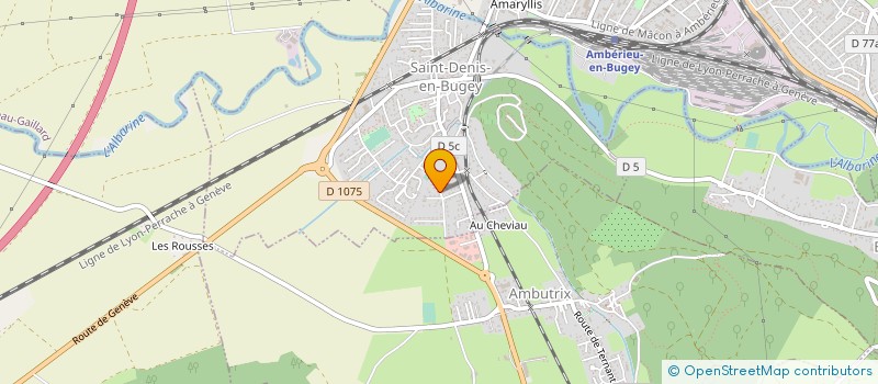 localisation de l'entreprise 881 133 516   SAINT-DENIS-EN-BUGEY