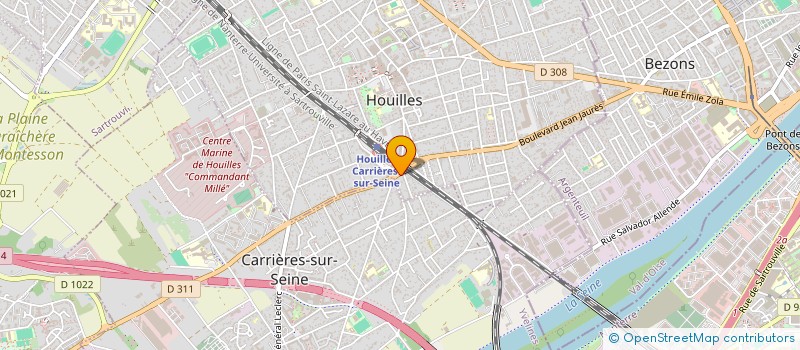 localisation de l'entreprise 881 133 607   HOUILLES