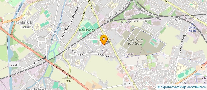 localisation de l'entreprise 881 143 820 à DOUAI