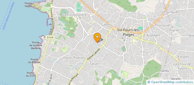 localisation de l'entreprise 881 153 720 à SANARY-SUR-MER
