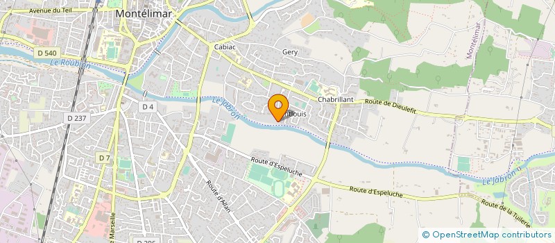 localisation de l'entreprise 881 171 037 à MONTELIMAR