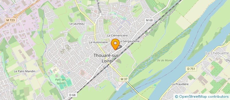 localisation de l'entreprise 881 183 941 à THOUARE-SUR-LOIRE