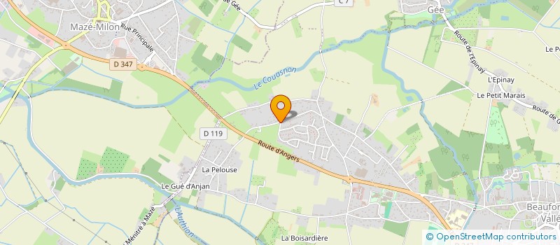 localisation de l'entreprise 881 217 574   MAZE-MILON