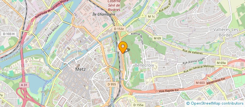 localisation de l'entreprise 881 231 690   METZ