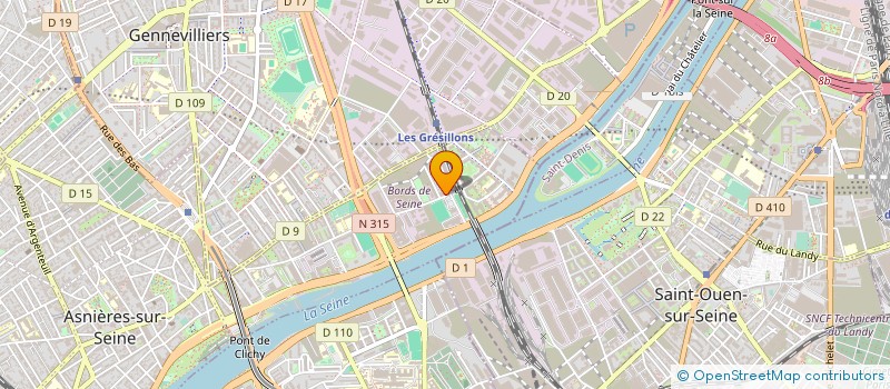 localisation de l'entreprise 881 252 829 à ASNIERES-SUR-SEINE